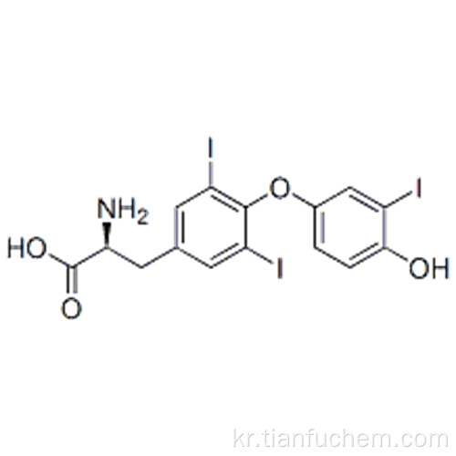 O- (4- 하이드 록시 -3- 아이오도 페닐) -3,5- 디 요오도 -L- 티로신 CAS 6893-02-3